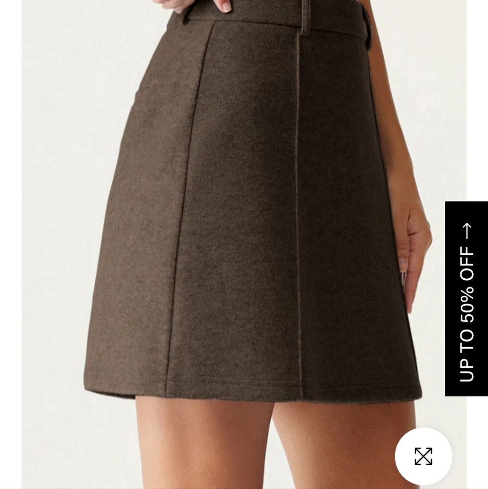 COPY - OGL High waisted A line mini skirt